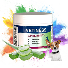 Load the image into the gallery viewer, Vetiness ear pads with aloe vera 100 pads

