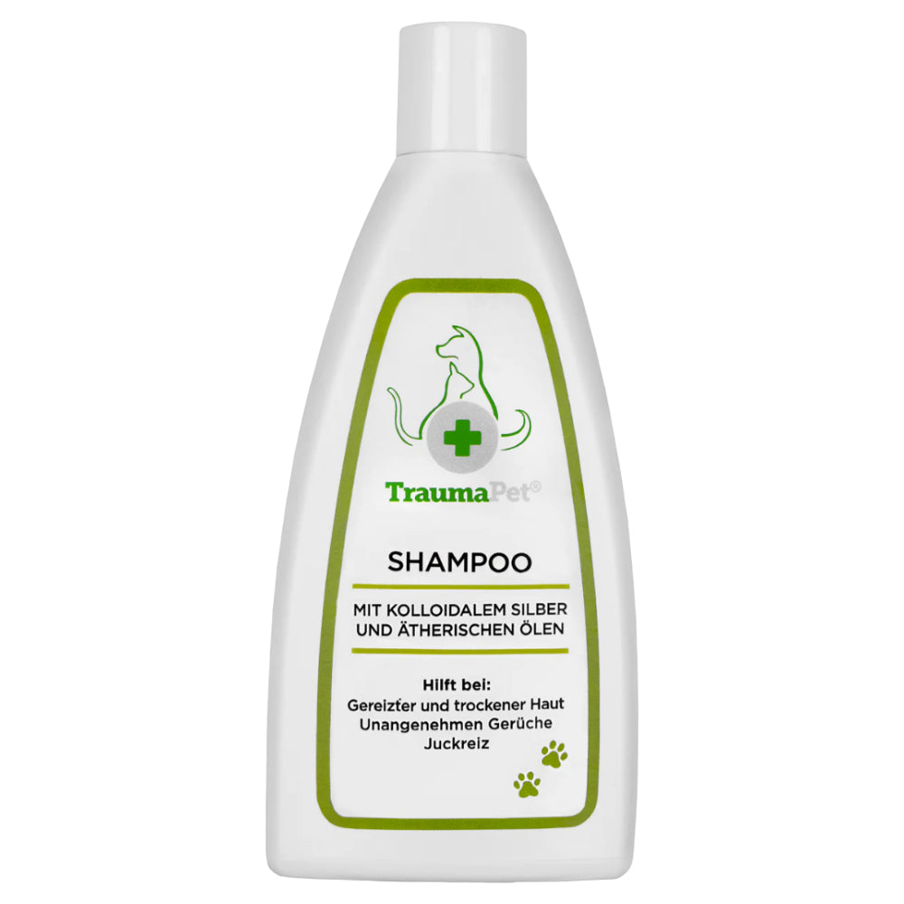 Shampoo for dogs and cats with colloidal silver and essential oils